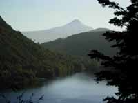 Volcan Villarica from above Lago Tinquilco