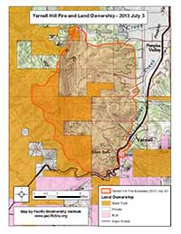 Yarnell Hill Fire Map