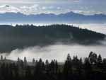 Methow mountains and fog